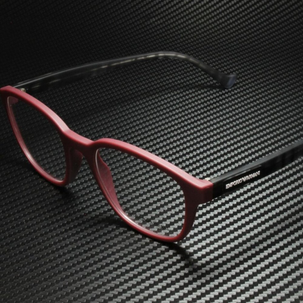 Emporio Armani Men's Matte Bordeaux Eyeglasses!
